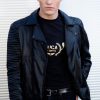Mens Hawthorne Black Quilted Leather Jacket