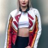Angelina Jolie Suzuki Hackers Movie Red White Jacket Kate Libby