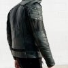 Mens Green Arrow Leather Jacket