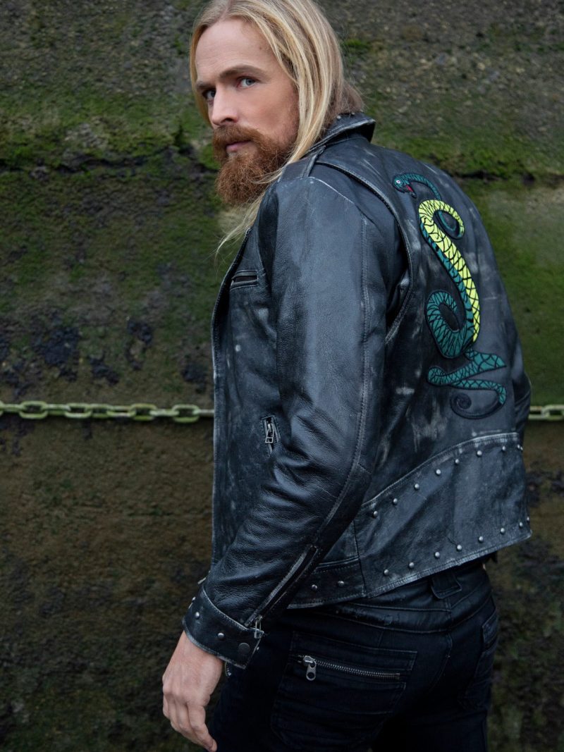 Buy Tunnel Snakes Rules Biker Leather Jacket Motorcycle