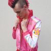 pink flower bomber jacker princess mens