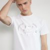 Luca Designs White Chrome Logo Cotton Shirt