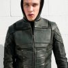 Mens Green Arrow Leather Jacket