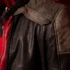 Mens redhood jacket closeup luca designs