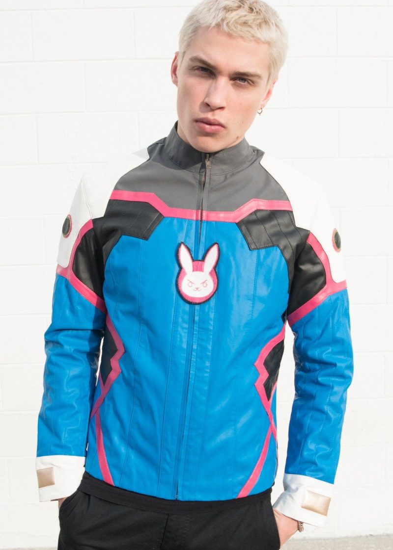 Mens Overwatch DVA Leather Jacket