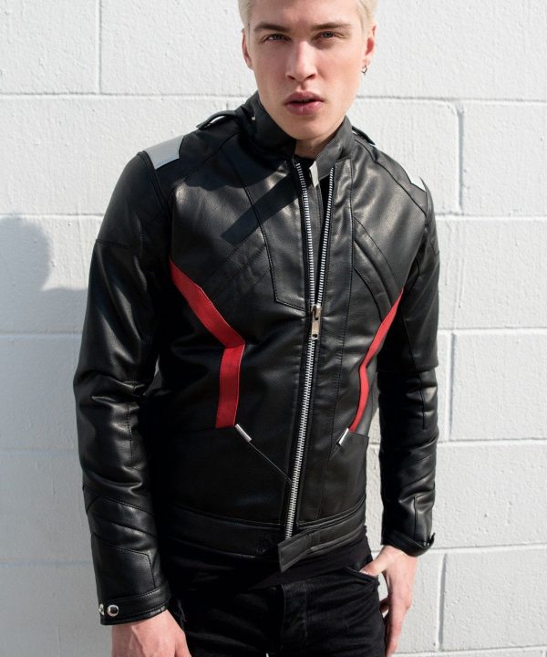 Mens Overwatch Soldier 76 Jacket Black
