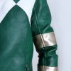 MMPR Green Leather Jacket Power Ranger