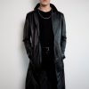 Punisher Black Trench Coat Leather Blade Netflix