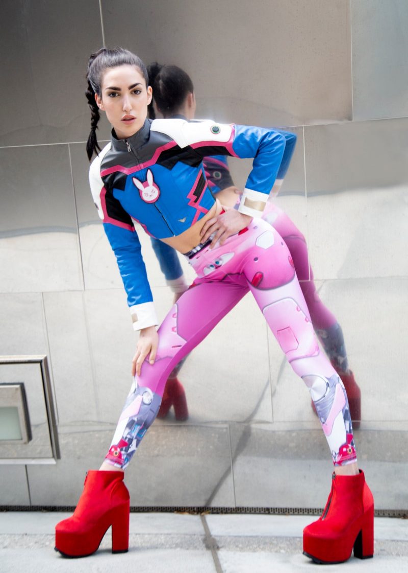 Womens Pink Dva Meka Leggings