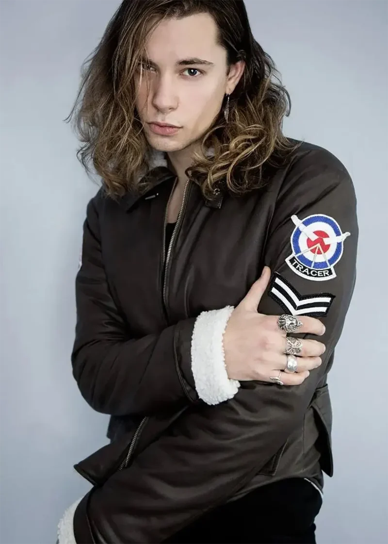 Mens Overwatch Tracer Leather Jacket