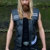 Sons of Anarchy SOA Motorcycle Biker Vest Leather Patches