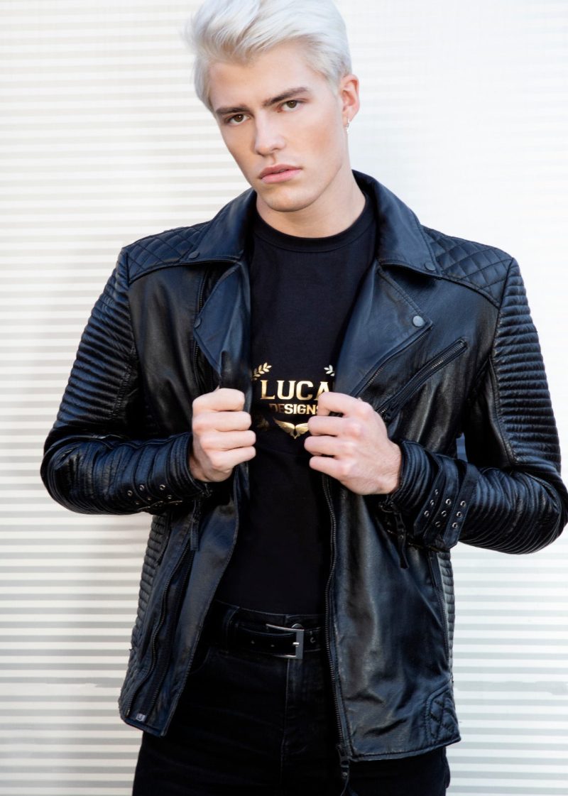 Buy Black Quilted Moto Jacket Black Motorcycle