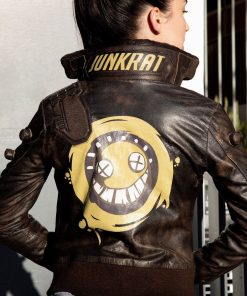 Overwatch Womens Junkrat Leather Jacket