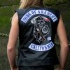 Sons of Anarchy Replica Motorcycle Biker Vest Leather Jacket Patches