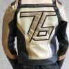 Mens Soldier 76 Leather Jacket Gold