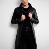 Black Leather Trench Coat Punisher Netflix