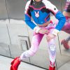 Womens Overwatch Pink DVa Meka Leggings