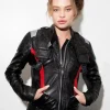 Women-76-Soldier-Leather-Black-Red-White-Jacket-buy