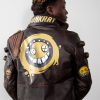 Mens Overwatch Junkrat Leather Jacket Cyberpunk 2077