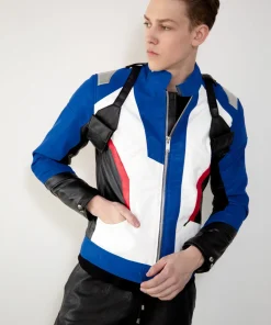 Mens Overwatch Soldier 76 Jacket Blue