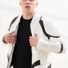 Mens Star Wars Stormtrooper Leather Jacket White Body Armor