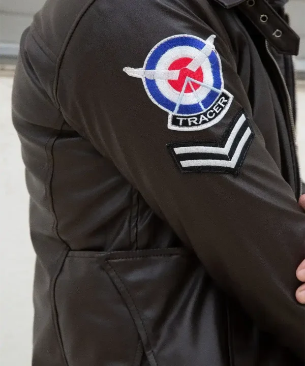 Mens Overwatch Tracer Leather Jacket