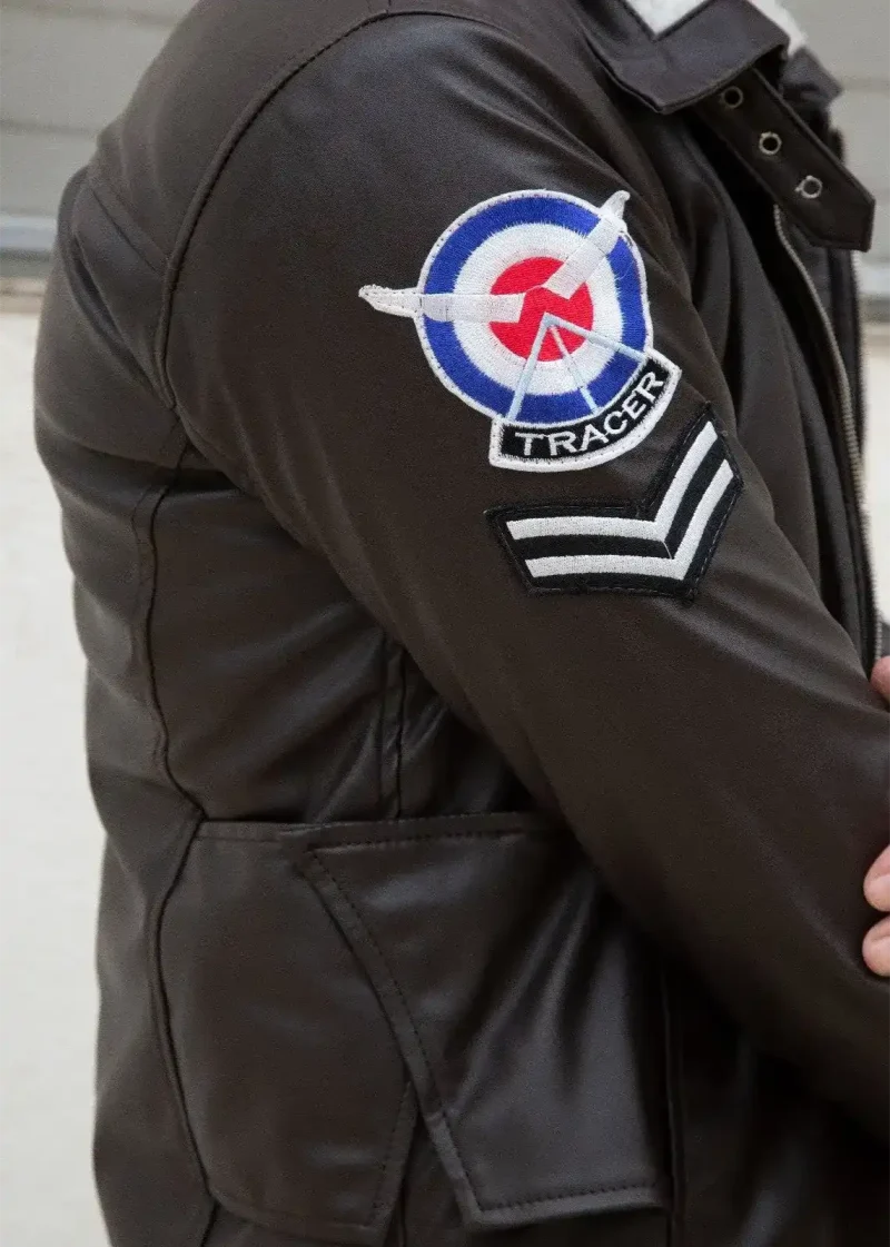 Mens Overwatch Tracer Leather Jacket