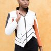 Womens Overwatch Mercy Valkyrie Leather Jacket White
