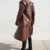 Mens Guardians of Galaxy 2 Star Lord Leather Trench Coat