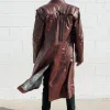 Guardians of Galaxy 2 Star Lord Coat Leather Jacket Trench