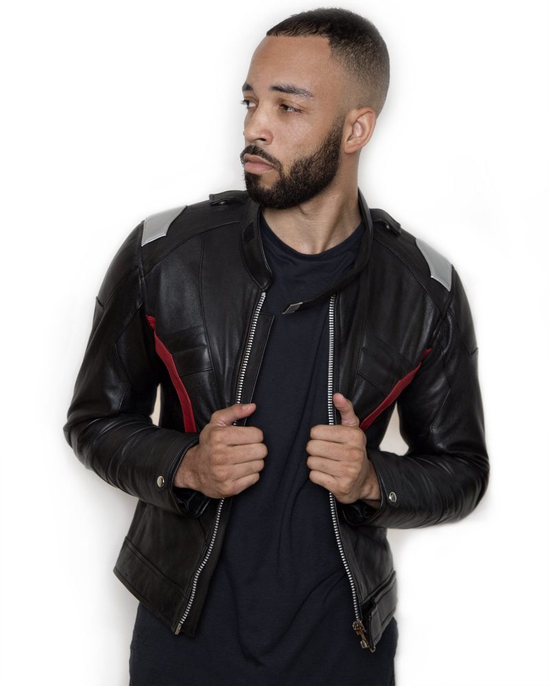 Mens Overwatch Soldier 76 Jacket Black