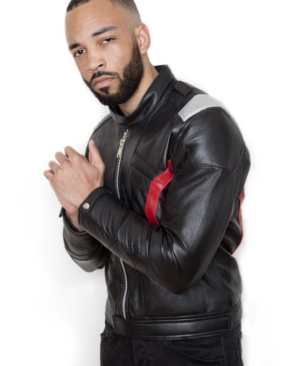 Mens Overwatch Soldier 76 Jacket Black