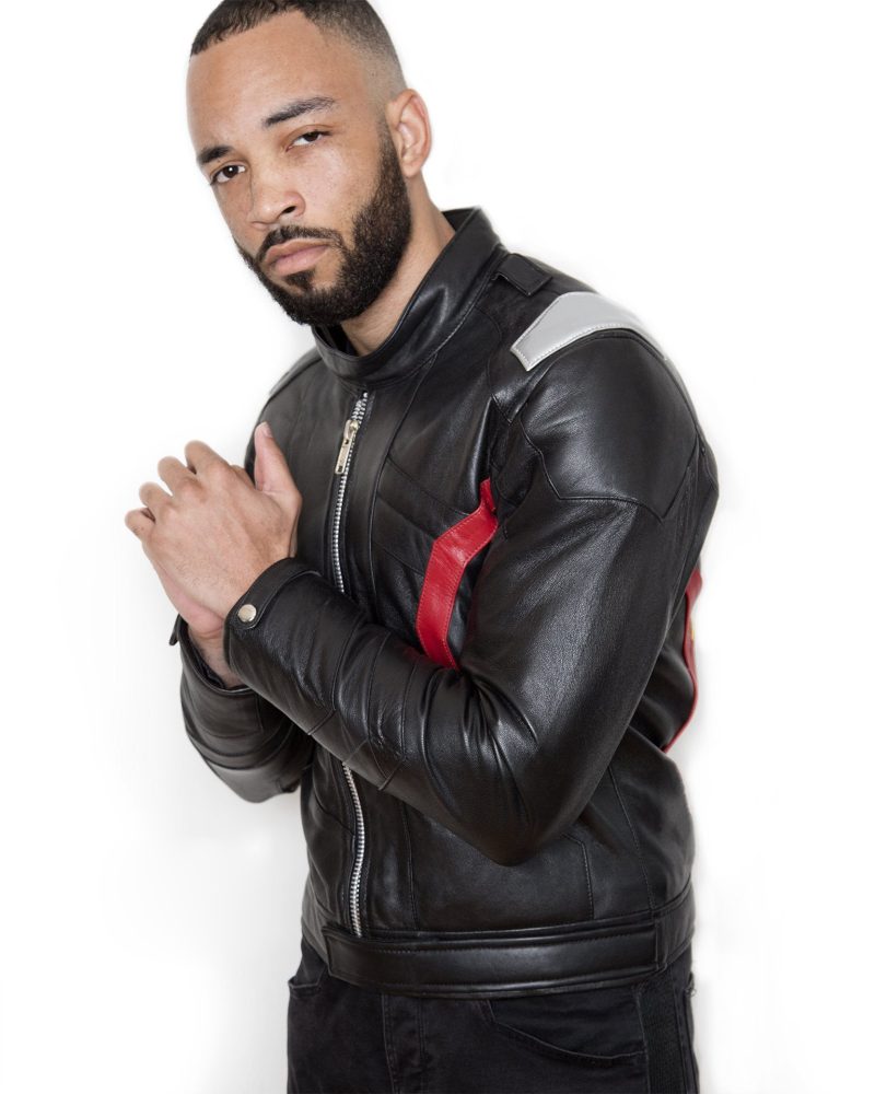 Mens Overwatch Soldier 76 Jacket Black