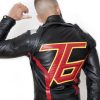 Mens Overwatch Soldier 76 Jacket Black