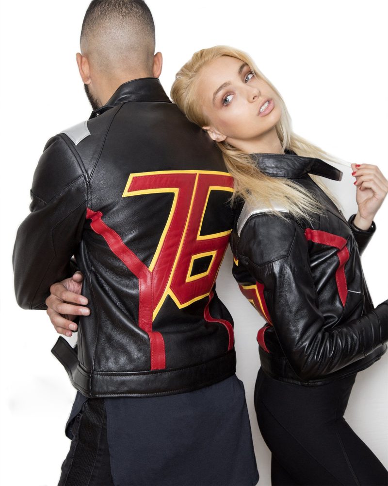 Mens Overwatch Soldier 76 Jacket Black