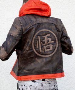 Buy Goku Jacket Luca Designs Leather Jacket Back