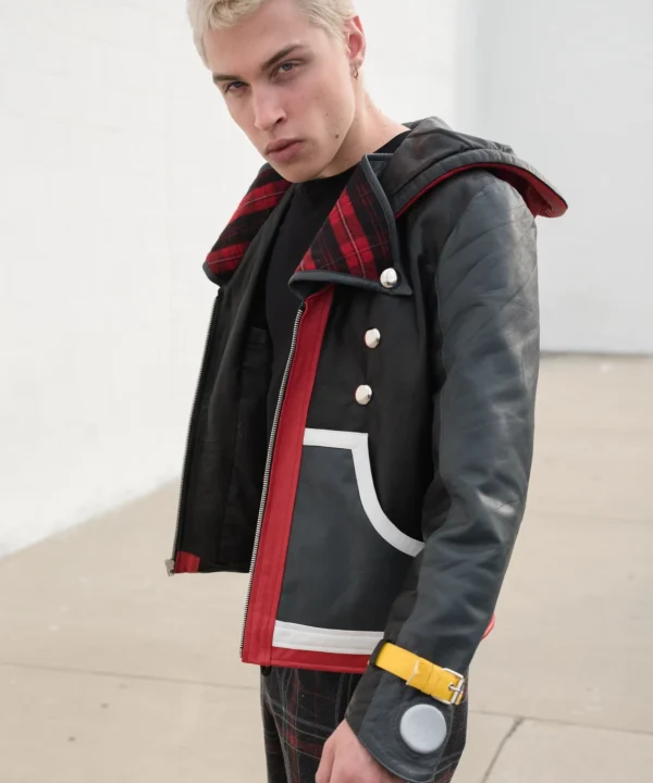 Mens Kingdom Hearts Leather Jacket