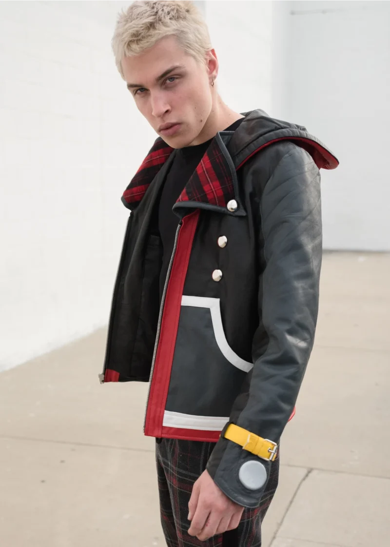 Mens Kingdom Hearts Leather Jacket