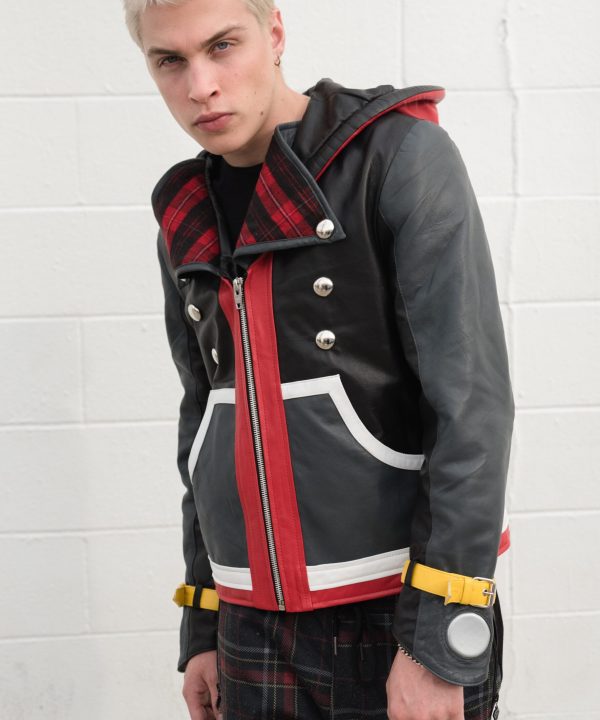 Mens Kingdom Hearts Leather Jacket