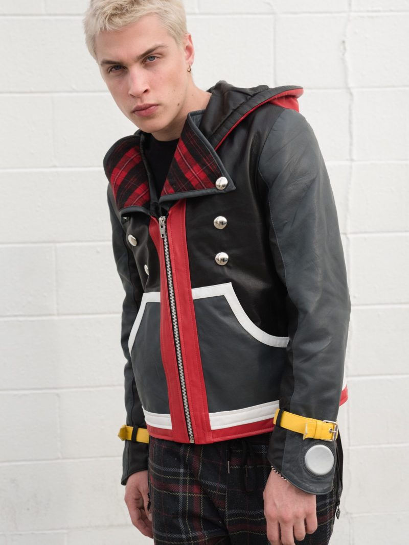 Mens Kingdom Hearts Leather Jacket