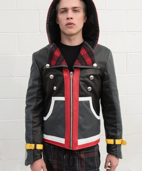 Mens Kingdom Hearts Leather Jacket