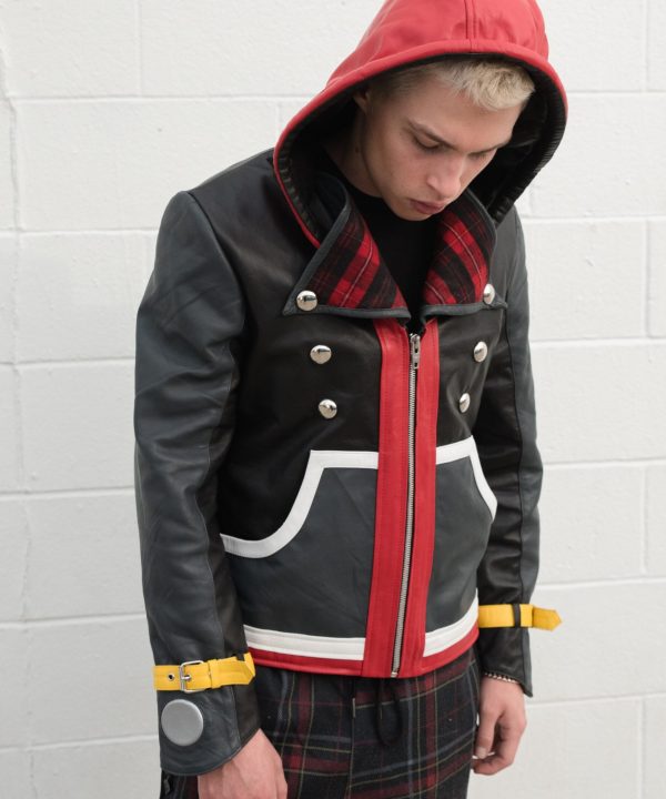 Mens Kingdom Hearts Leather Jacket