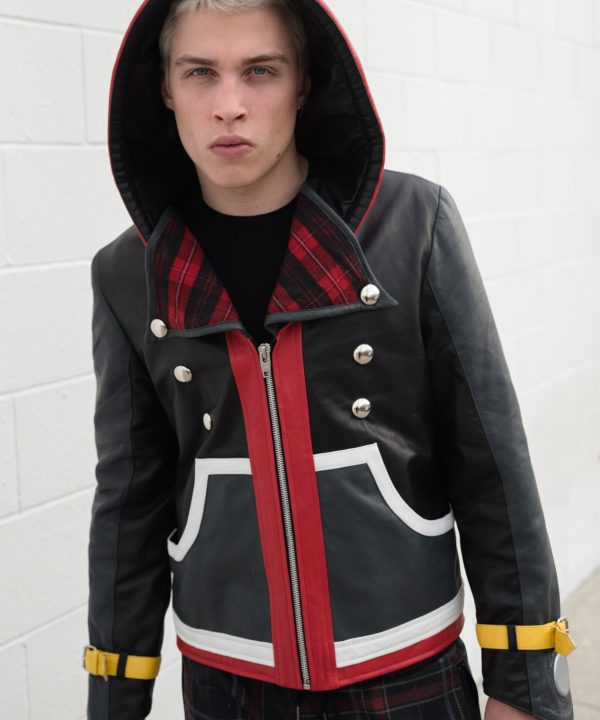 Mens Kingdom Hearts Leather Jacket