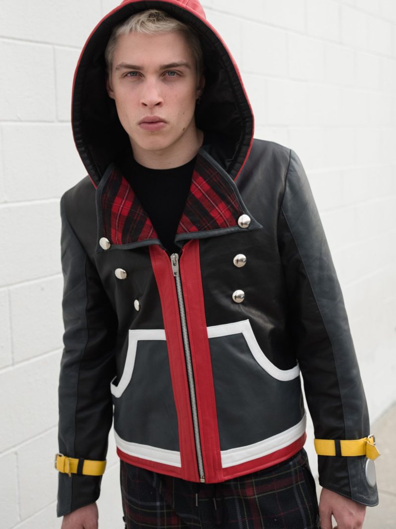 Mens Kingdom Hearts Leather Jacket