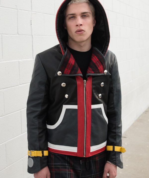 Mens Kingdom Hearts Leather Jacket