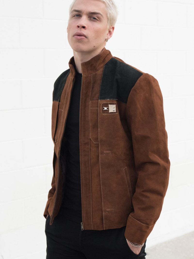 Mens Star Wars Han Solo Leather Jacket