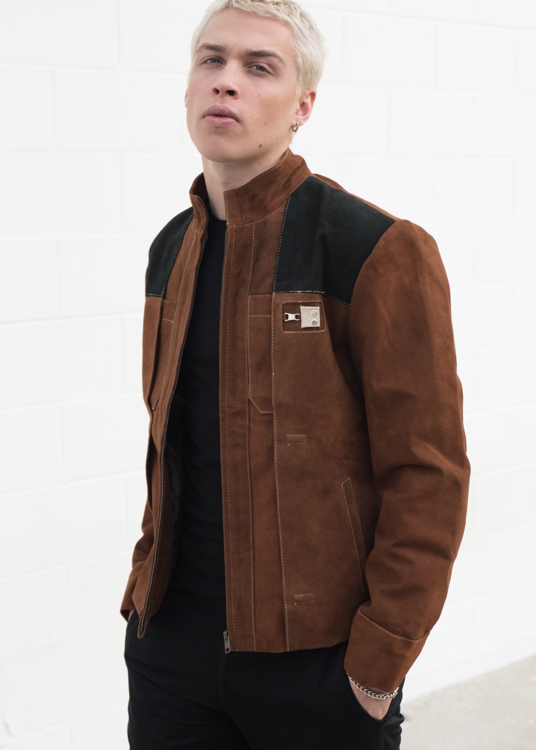 Mens Star Wars Han Solo Leather Jacket