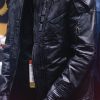 Mens Transformers Autobot Shield Leather Jacket Black Armor