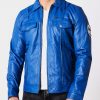 Mens Dragon Ball Z Future Trunks Leather Jacket