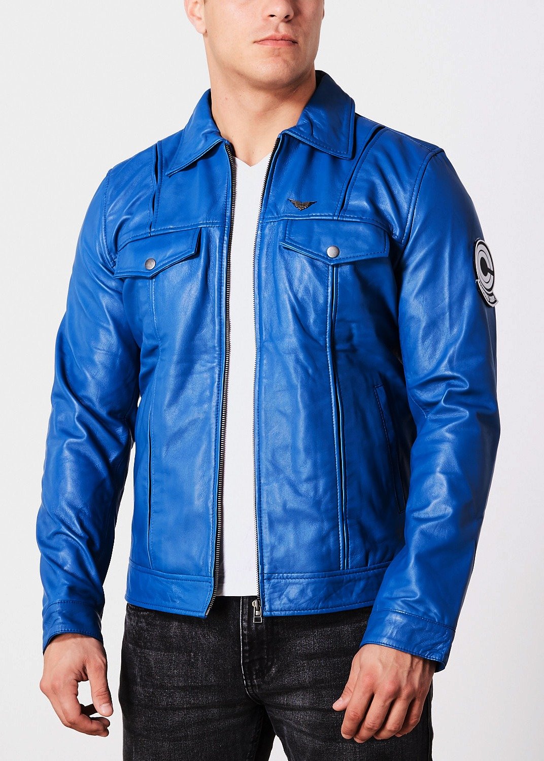 Mens Dragon Ball Z Future Trunks Leather Jacket